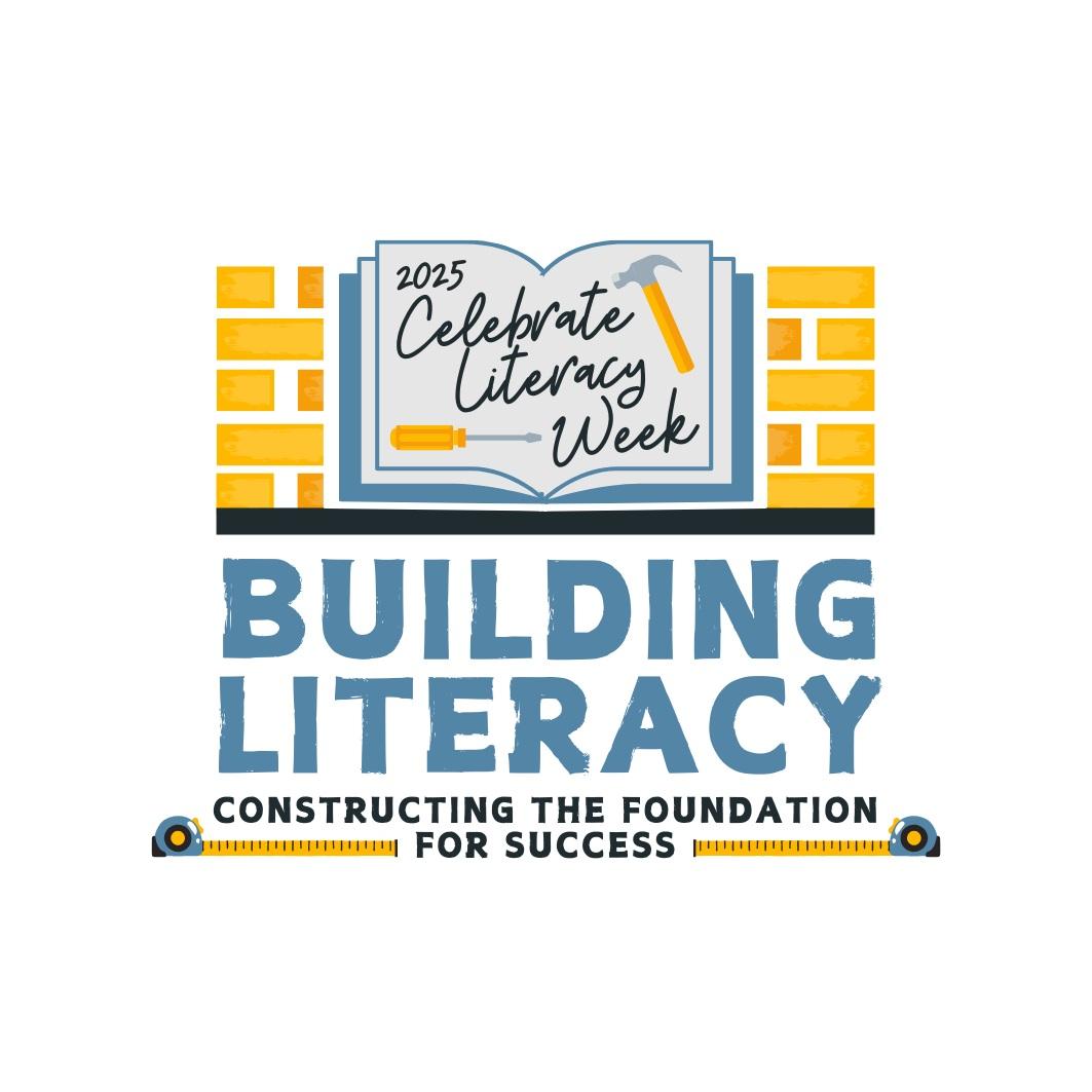 A logo for a building literacy week

Description automatically generated