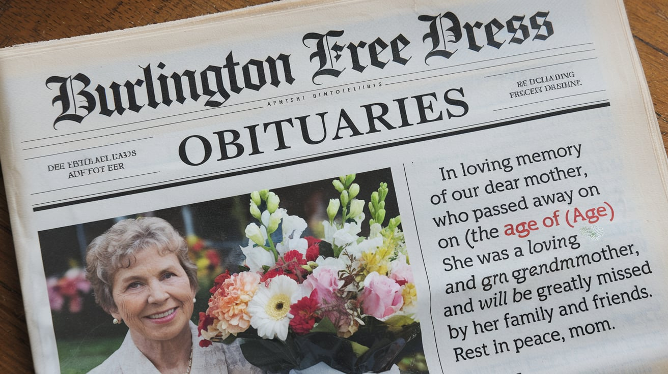 ﻿Burlington Free Press Obituaries