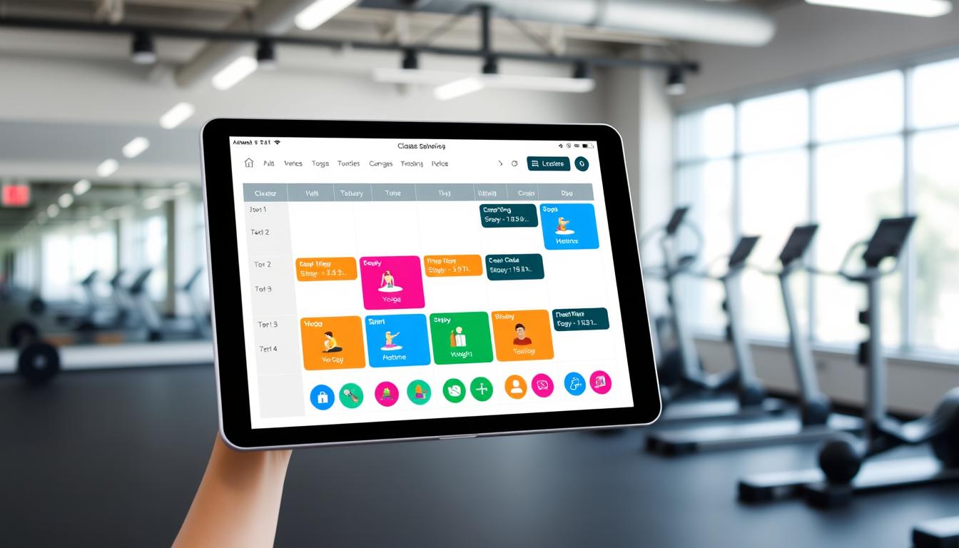 gym class booking software