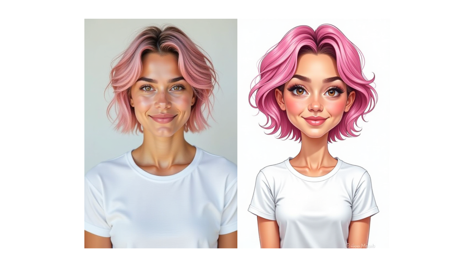 an example of cartoonize photo