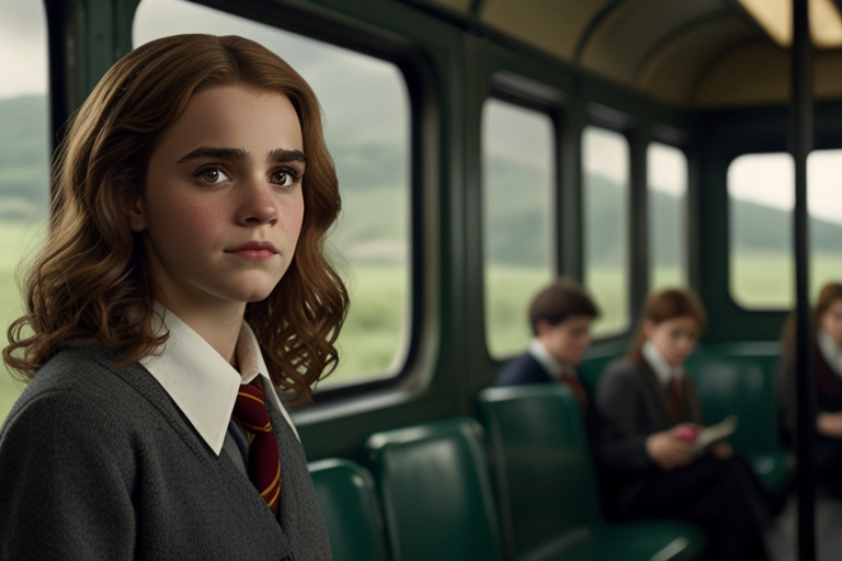 How Did Hermione Recognize Harry on the Train