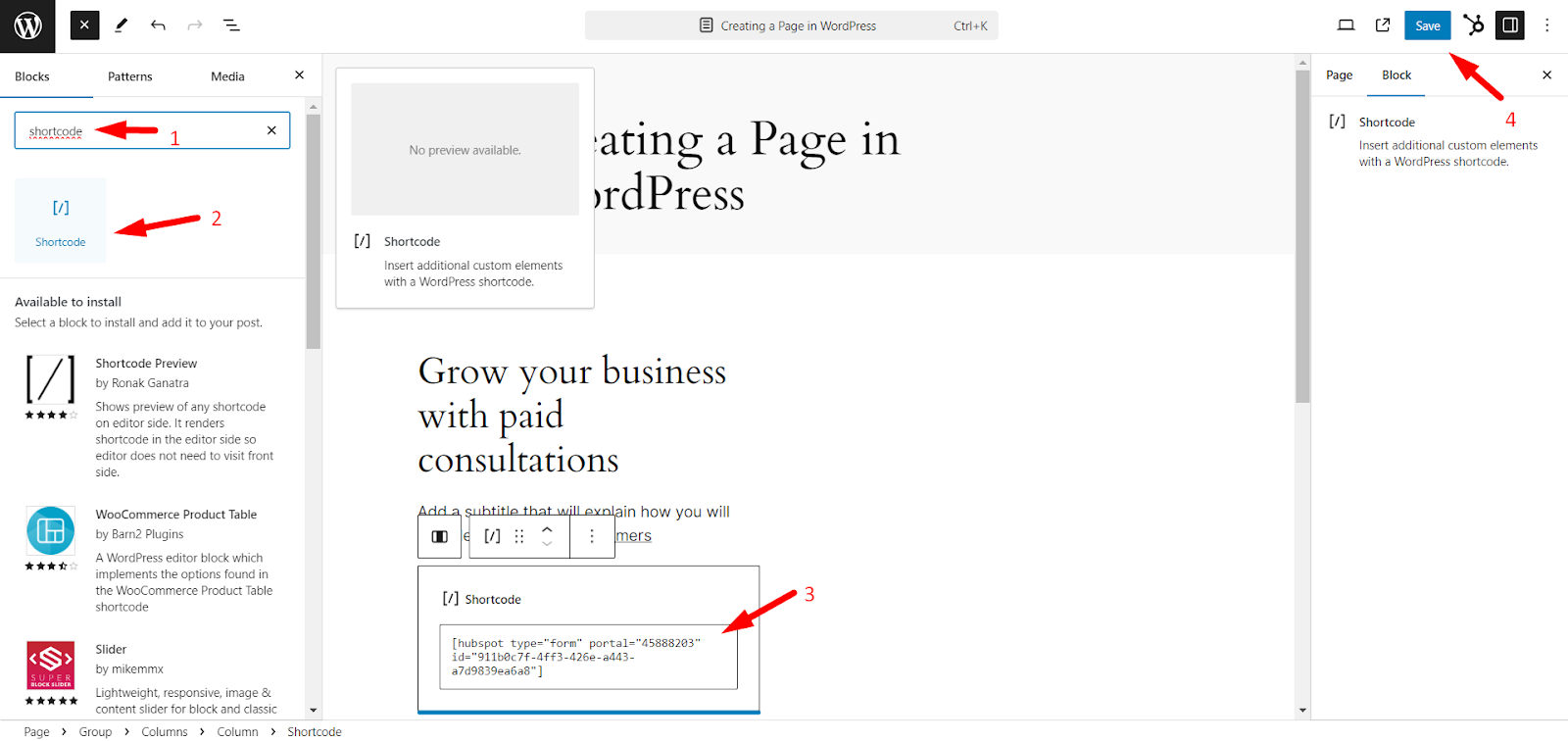 Embedding HubSpot Forms on WordPress Using the Gutenberg Block Editor