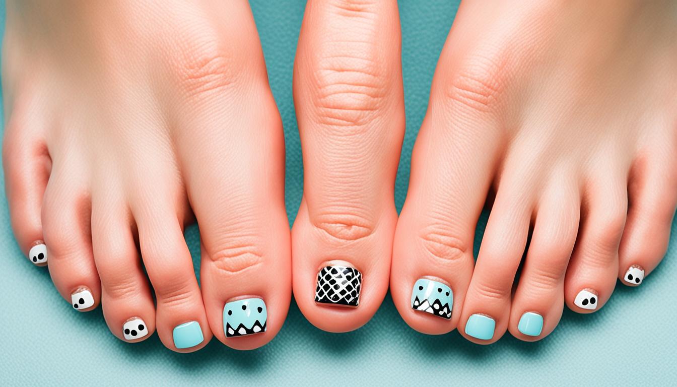 simple trendy toe nail designs