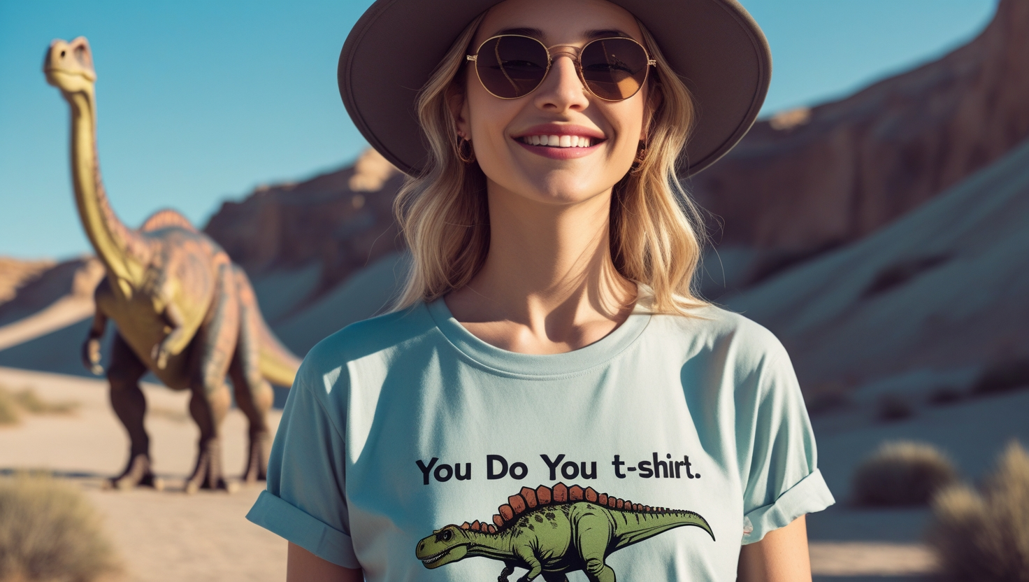 Dinosaur Evie MacArthur You Do You T-Shirt