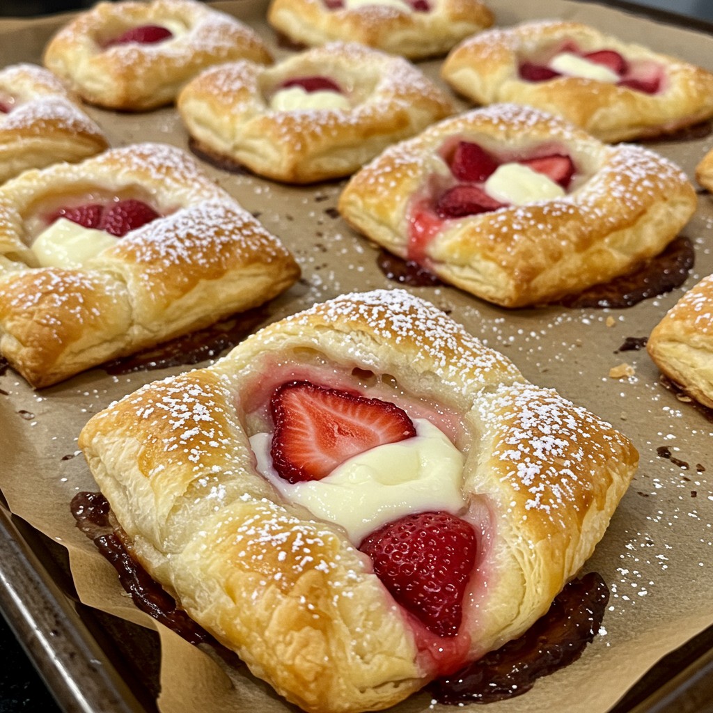 Strawberry Cream Cheese Danish