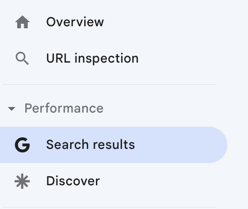 Go to Google Search Console Performance Report