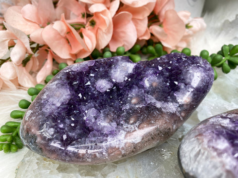 naturally purple crystals