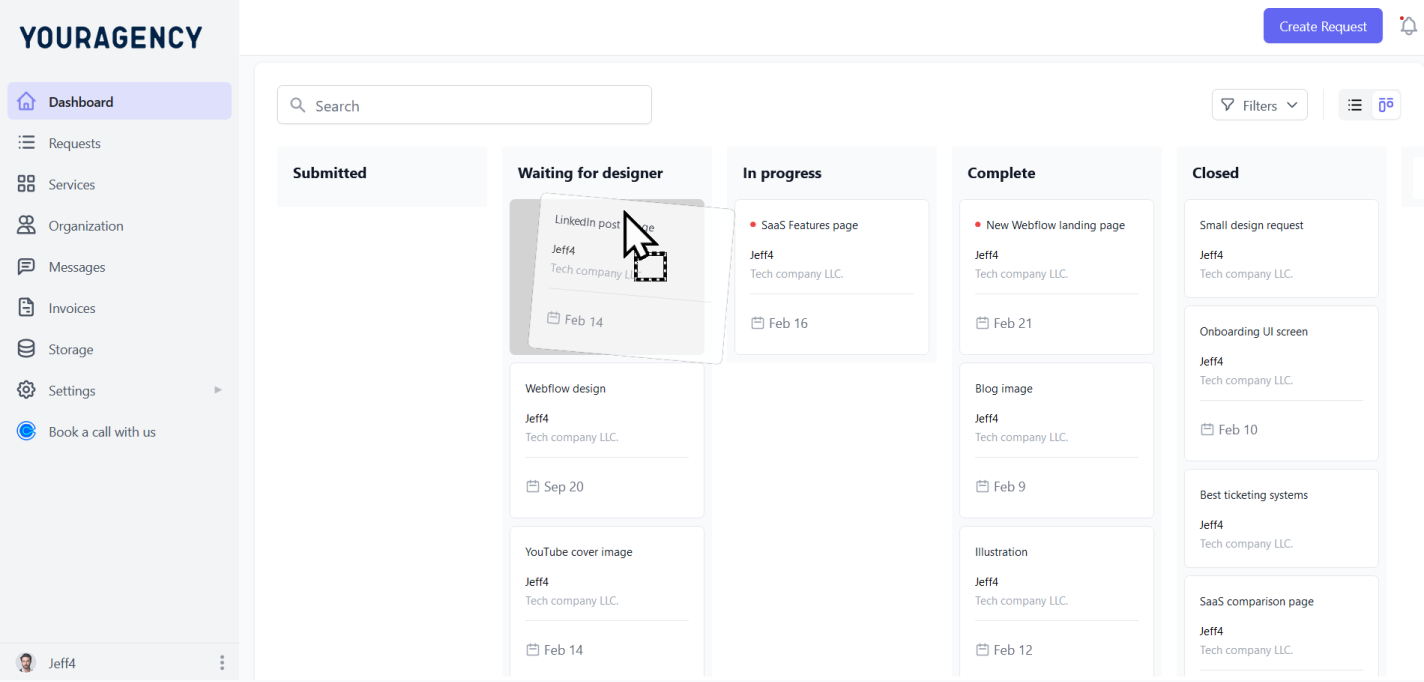 ManyRequests Kanban