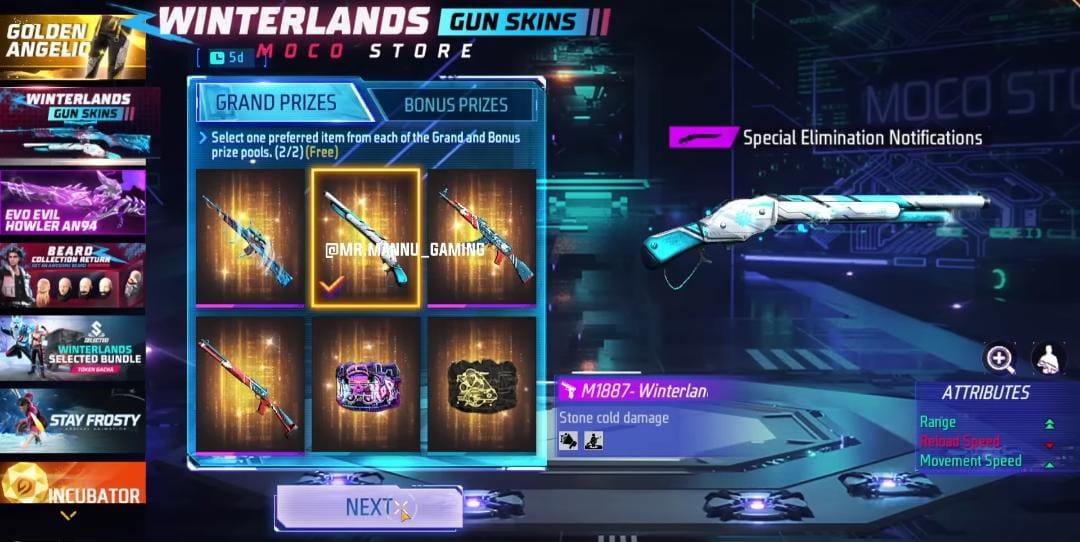 All Free Rewards in Free Fire OB47 Update; Winterland Special Freebies, Pushpa 2 Exclusive Items, And Many More