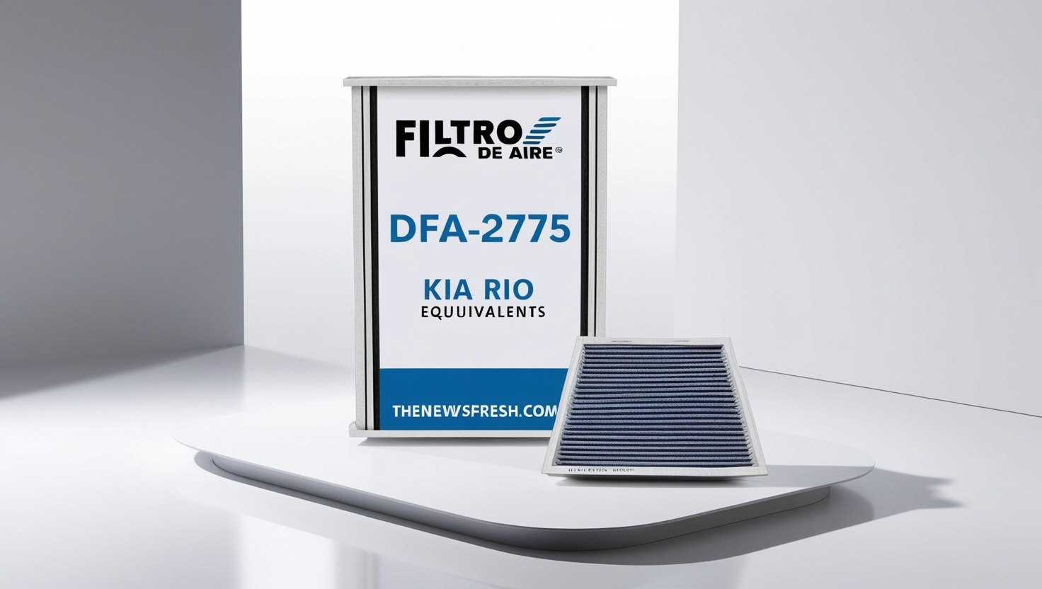 filtro de aire DFA-2775 para Kia Rio equivalents