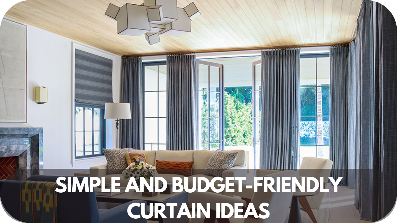 Easy and affordable curtain ideas 