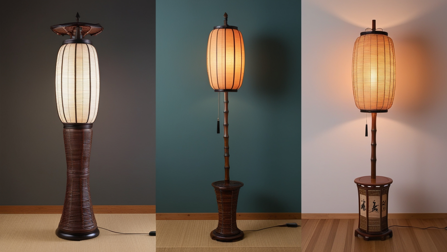 Japanese Traditional Floor Lamp