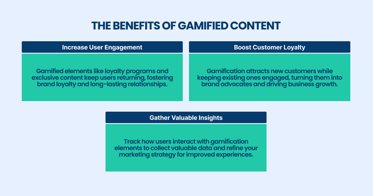 benefits of gamified content