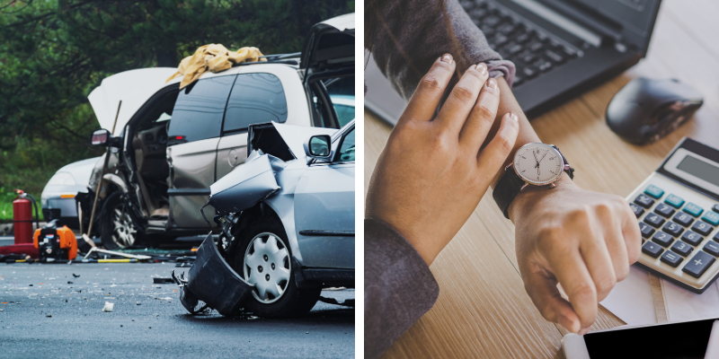 Photo explaining the statute of limitations for car accident claims