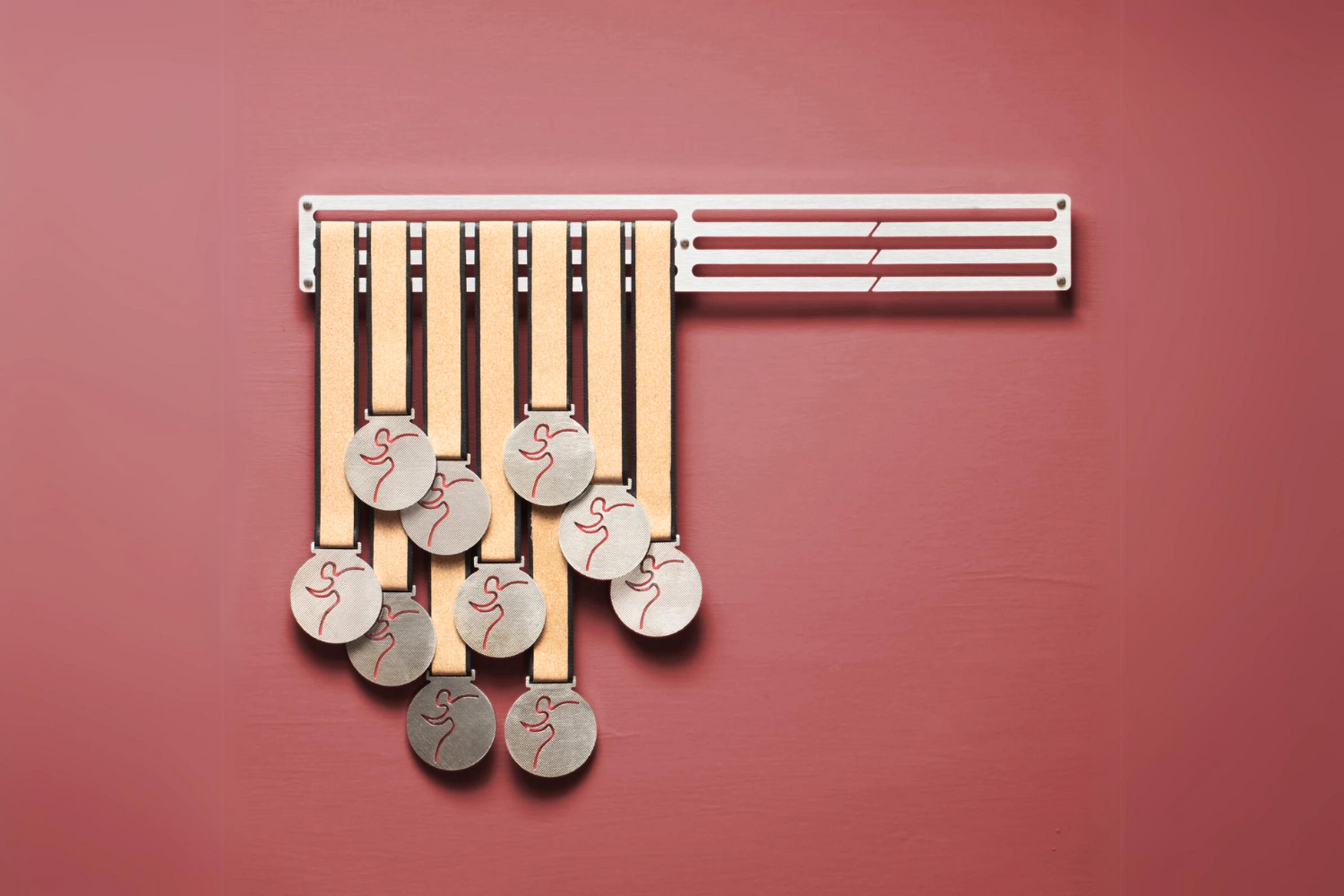 Custom medal hanger.