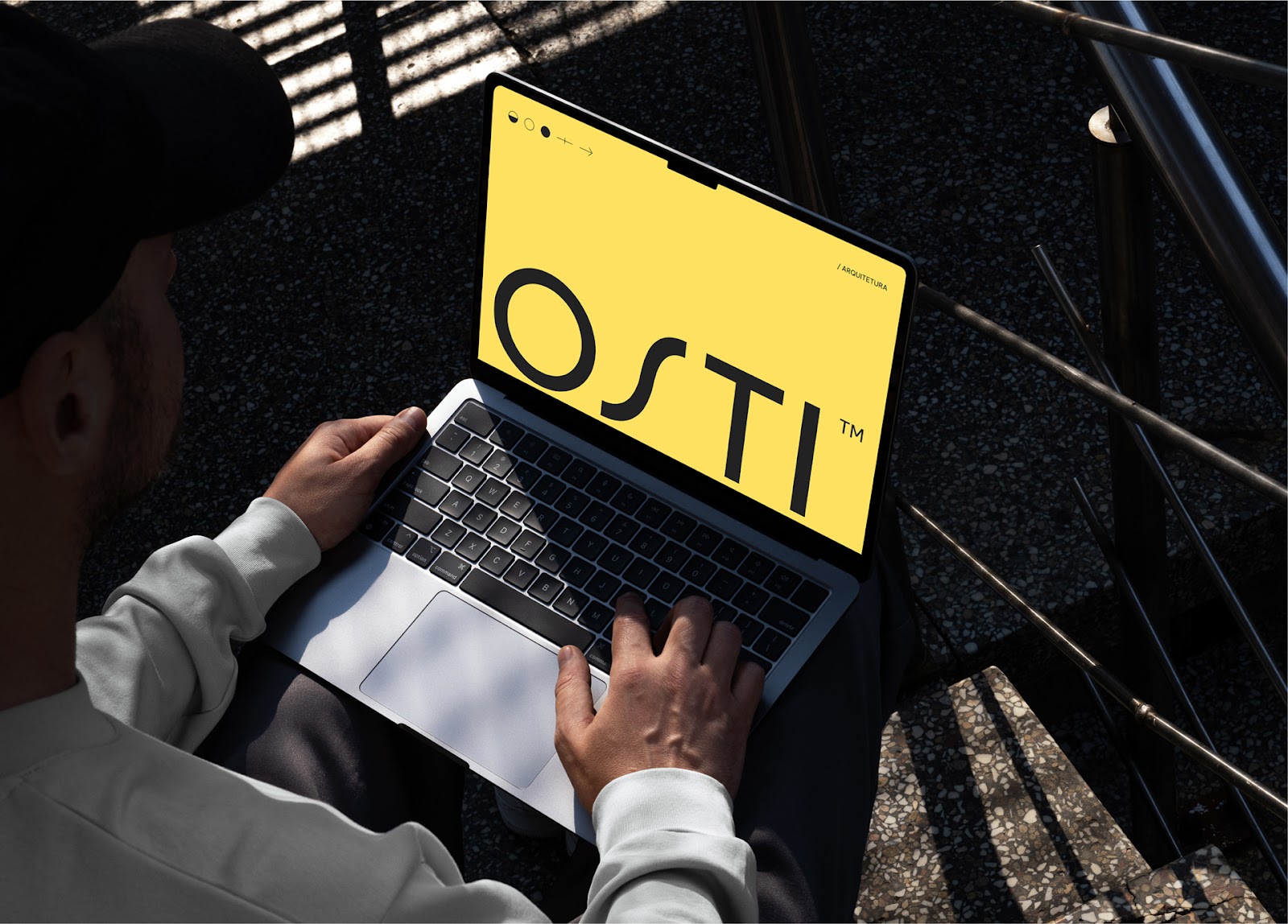 Image from the OSTI Architecture: Branding & Visual Identity Insights article on Abduzeedo