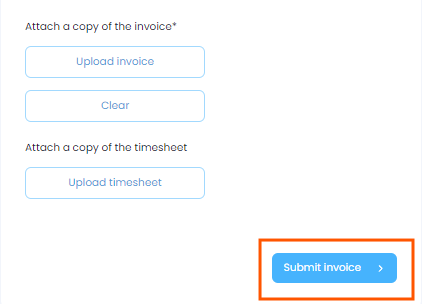 Submit Invoice button