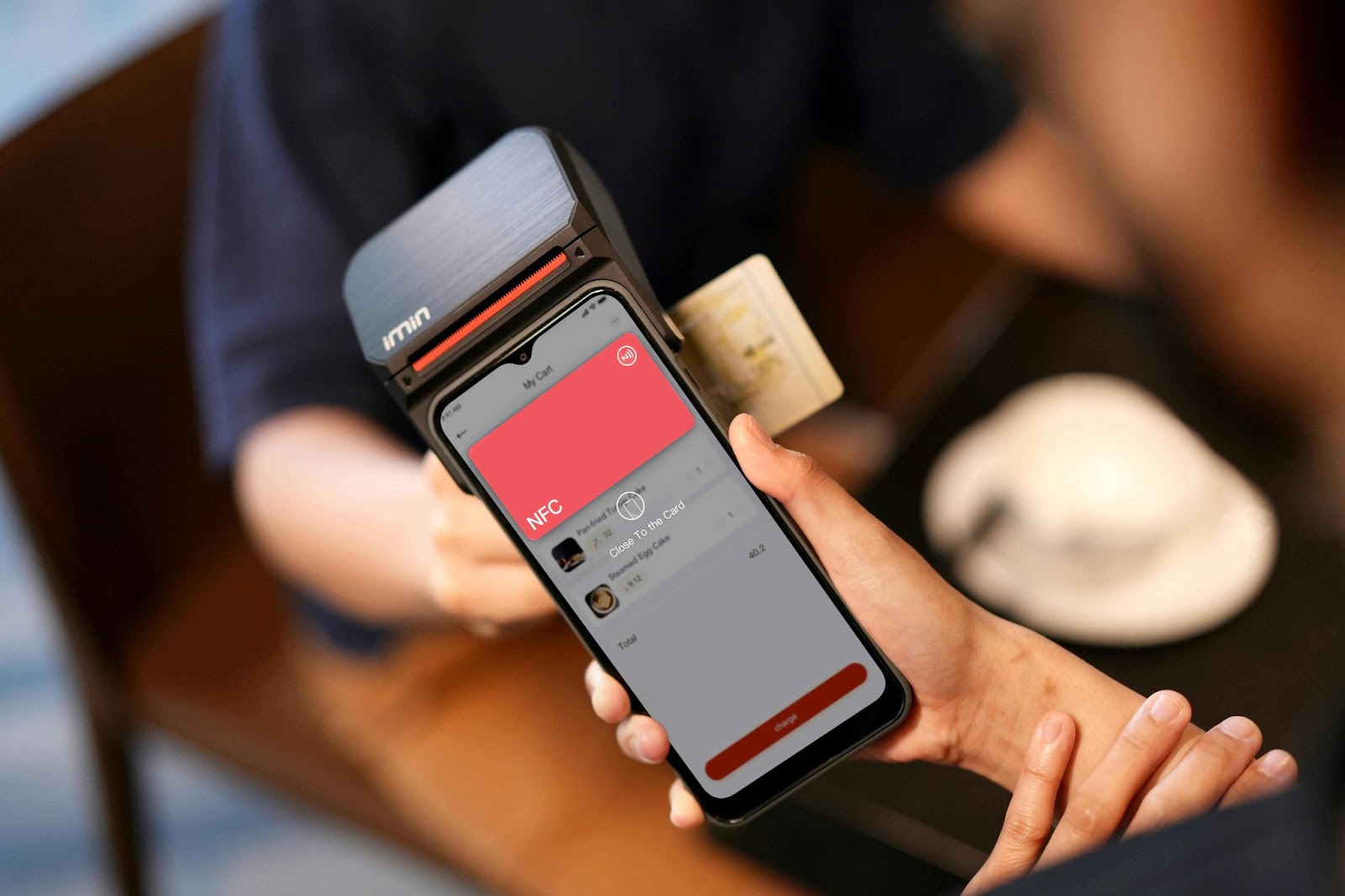 NFC payment with a smartphone to avoid digital wallet fraud