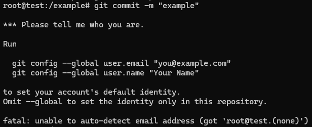 Commands in Git