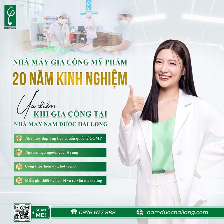 Nam dược Hải Long - Nhà máy sản xuất mỹ phẩm chuẩn CGMP