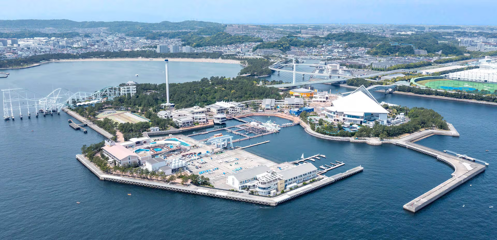 横浜・八景島シーパラダイスの引きの写真