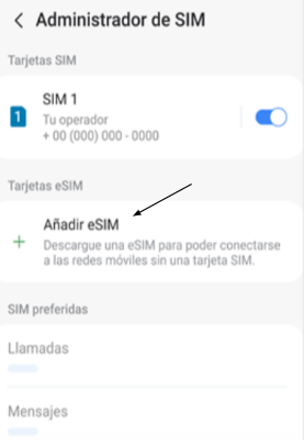 ¿Cómo instalar una eSIM en Samsung Galaxy?
