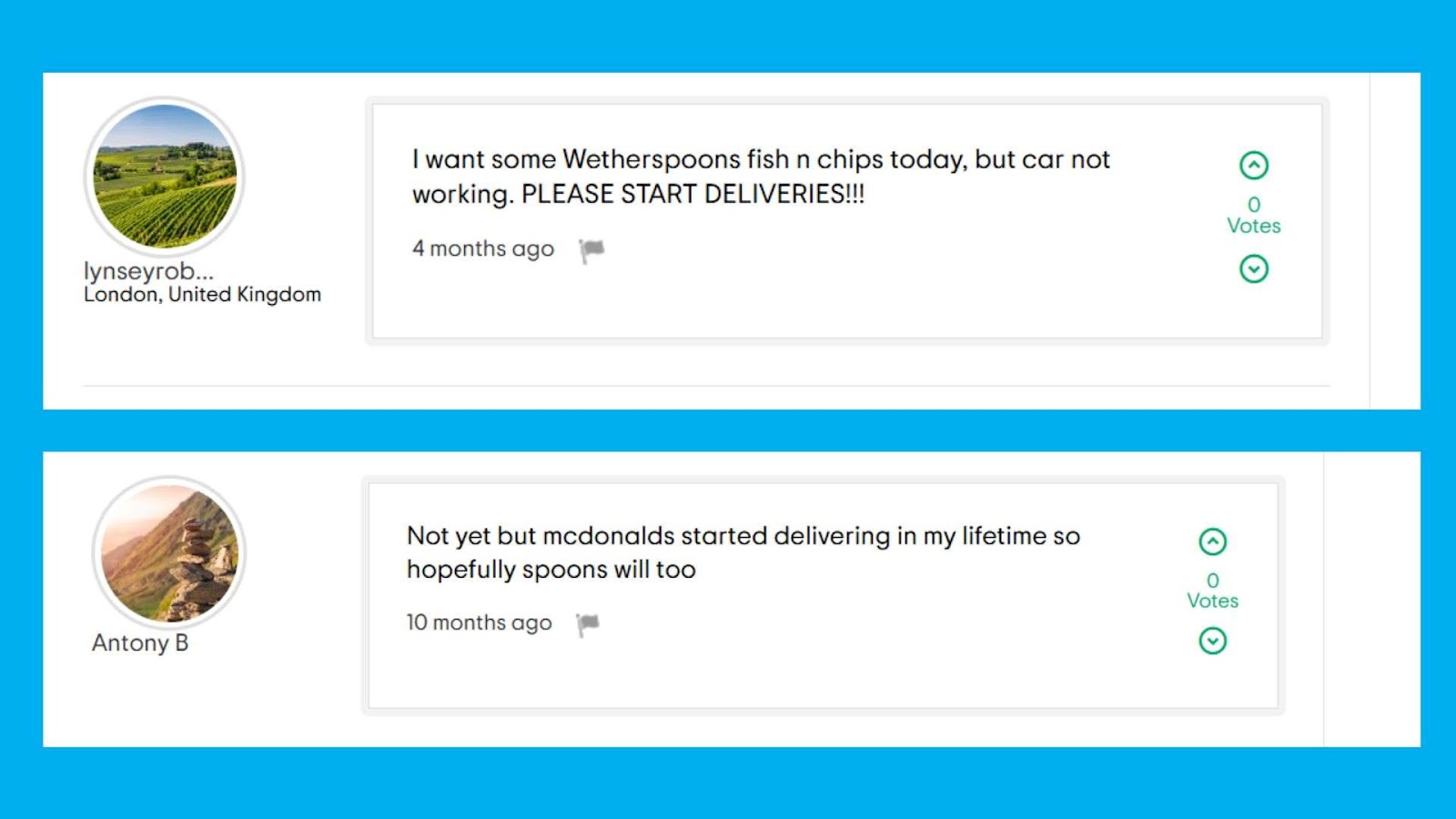 Customer Preferences Regarding Home Delivery at Wetherspoon: