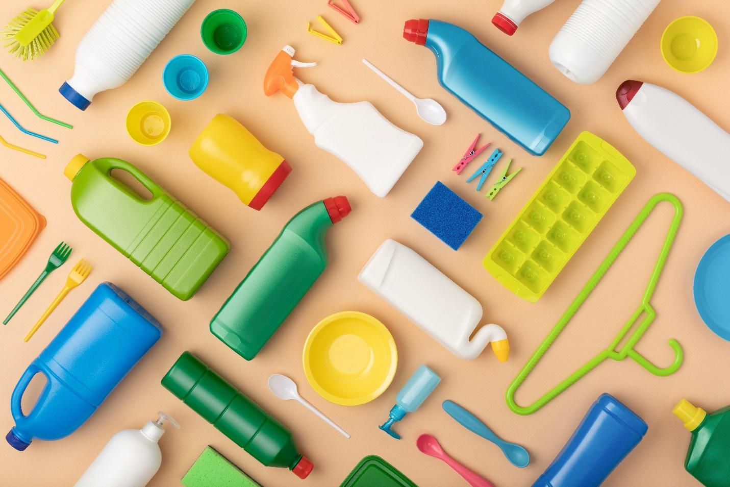 Arranged cleaning products