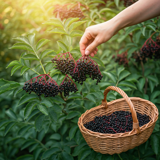 Harvesting European Elder: Gathering Your Bounty