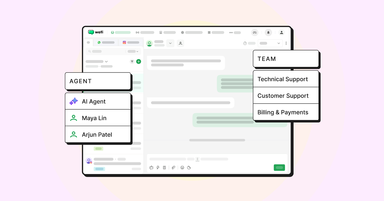 redirect queries to agents 