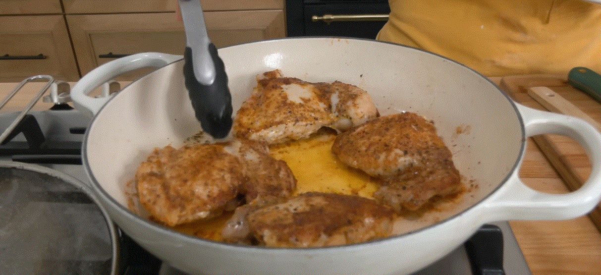 Brown the Chicken
