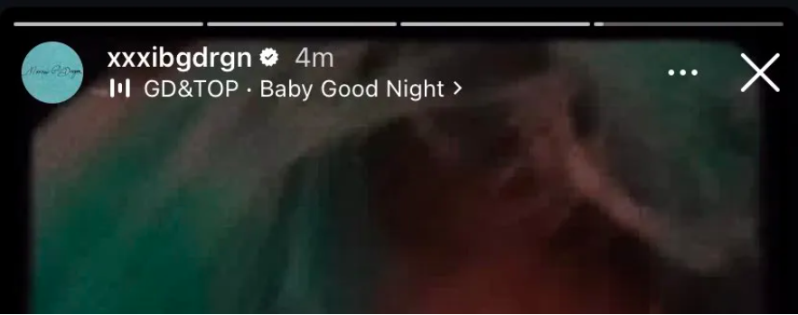 This contain an post that says baby good night .