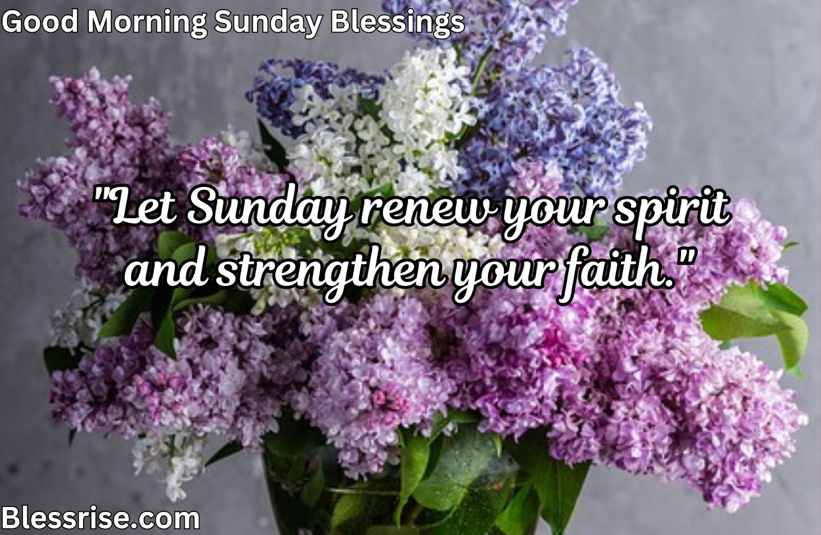 Sunday prayers
