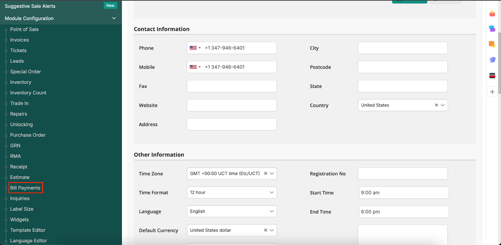 Module Configurations