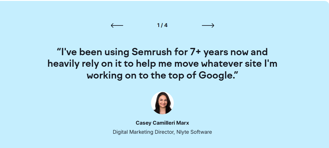 Real-Life Example: SEMrush