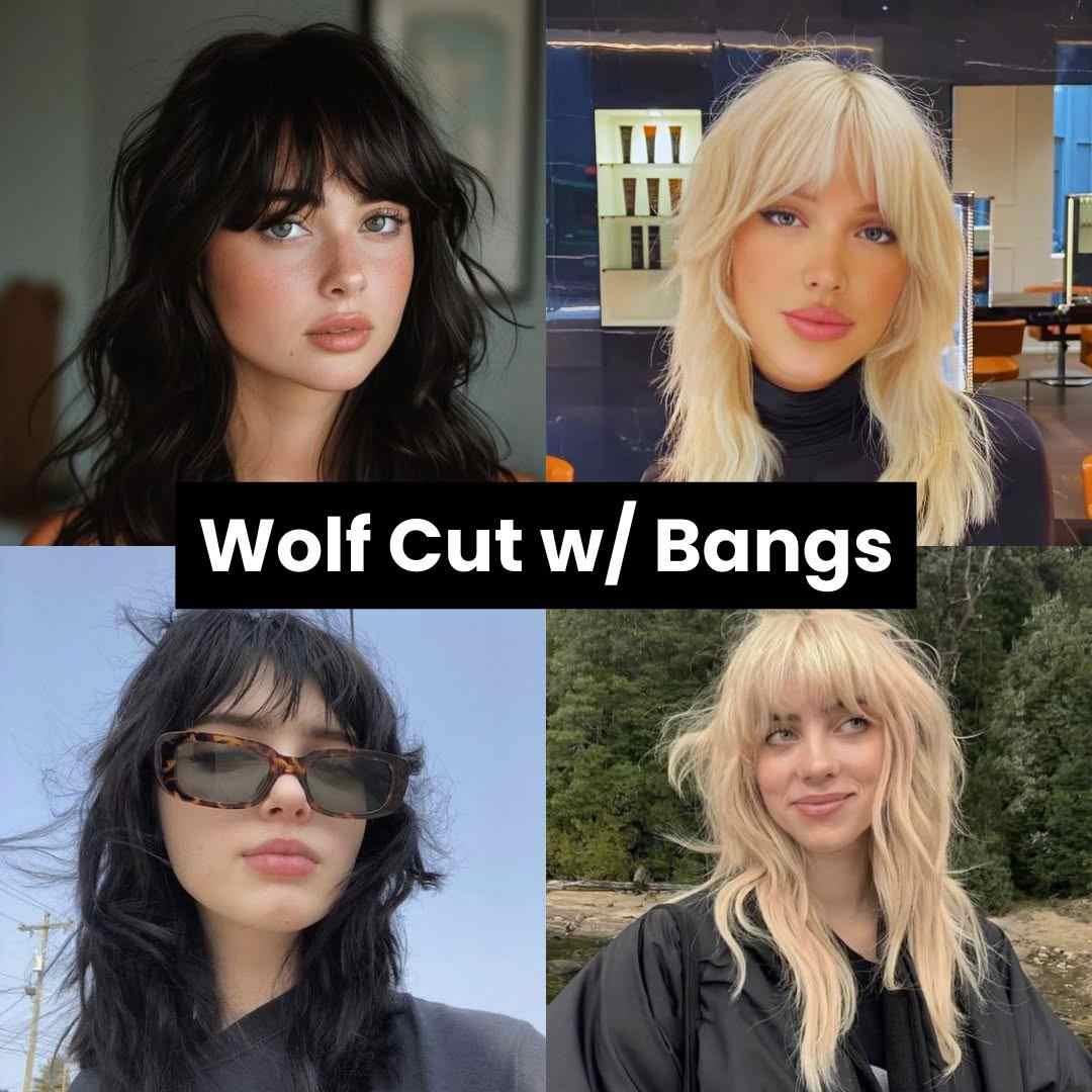 Wolf Cut with Bangs