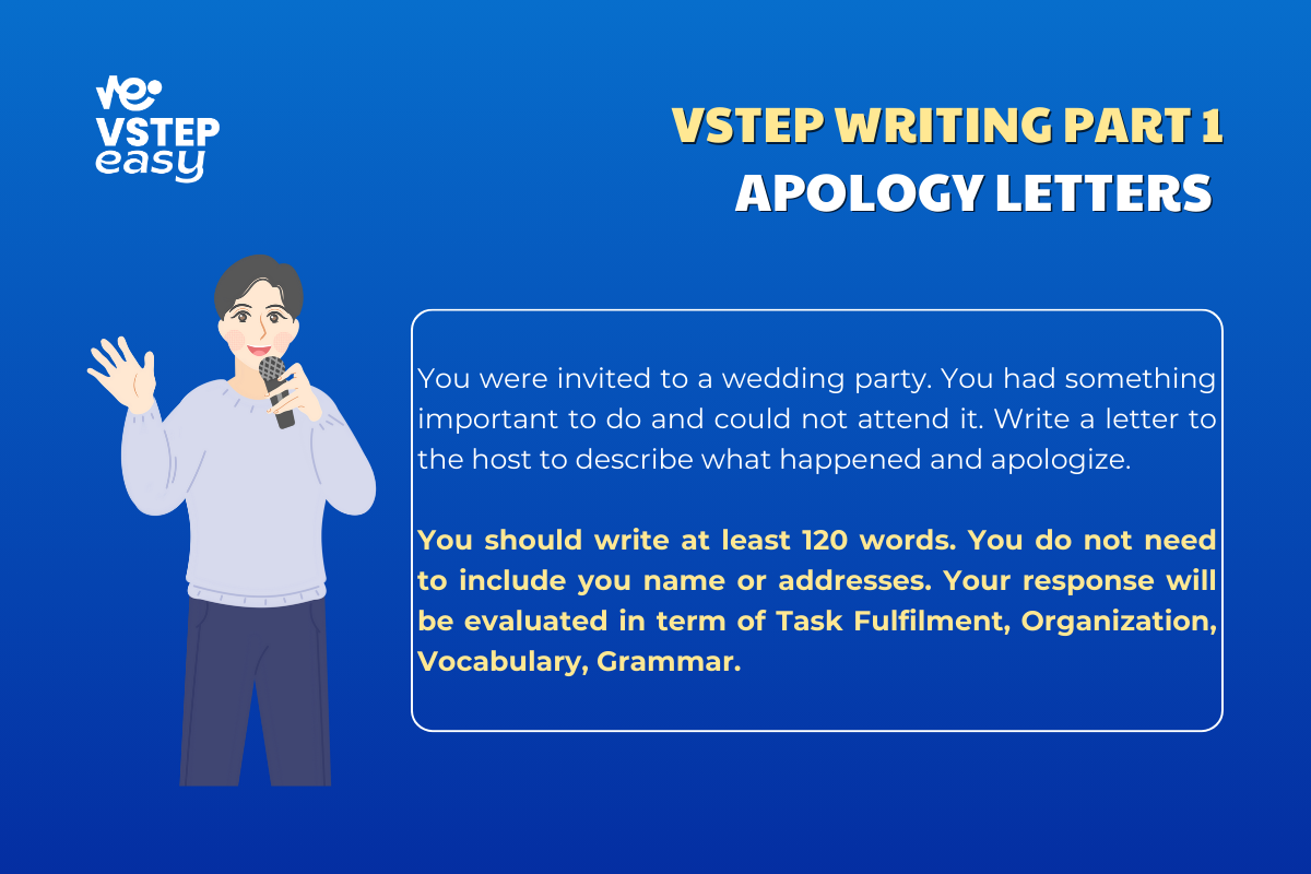 Ví dụ về apology letter