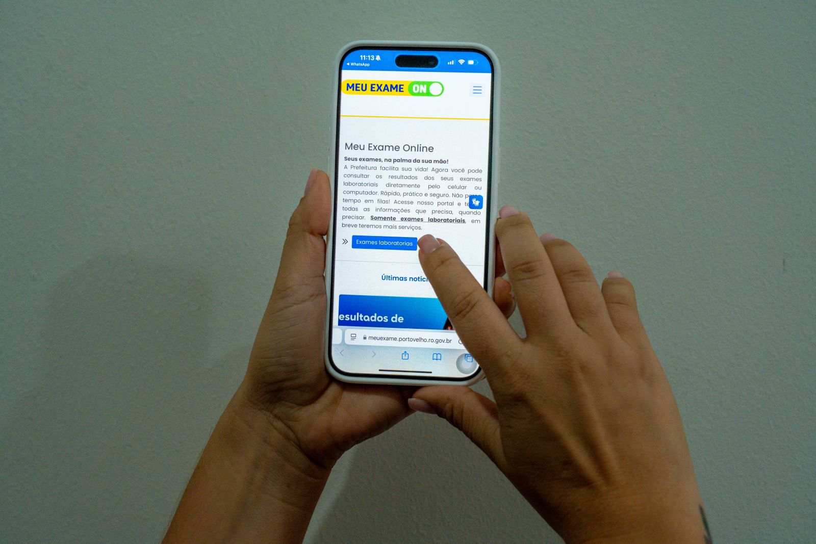 Resultados podem ser acessados pelo celular ou computador com acesso à internet