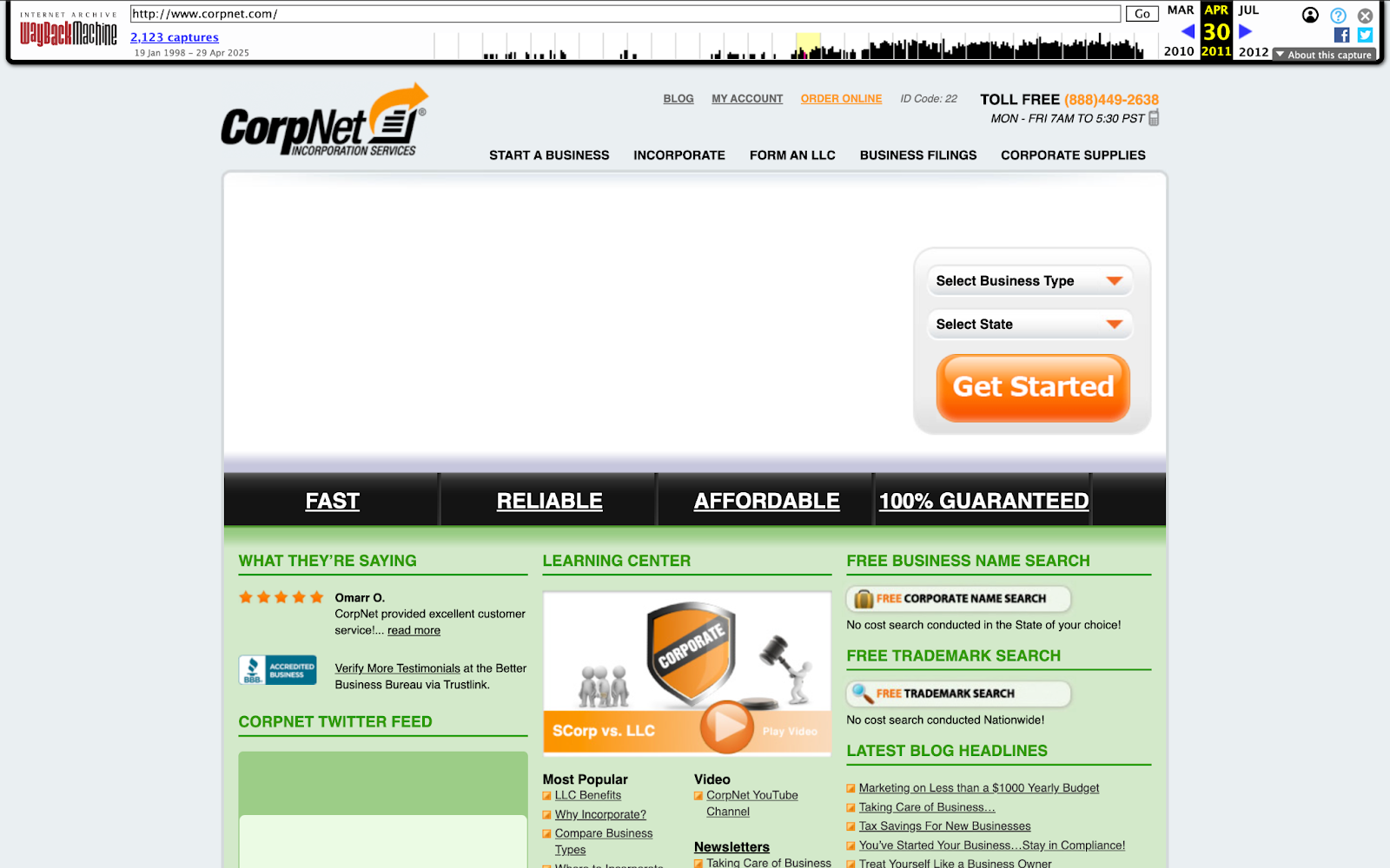 CorpNet Intuit
