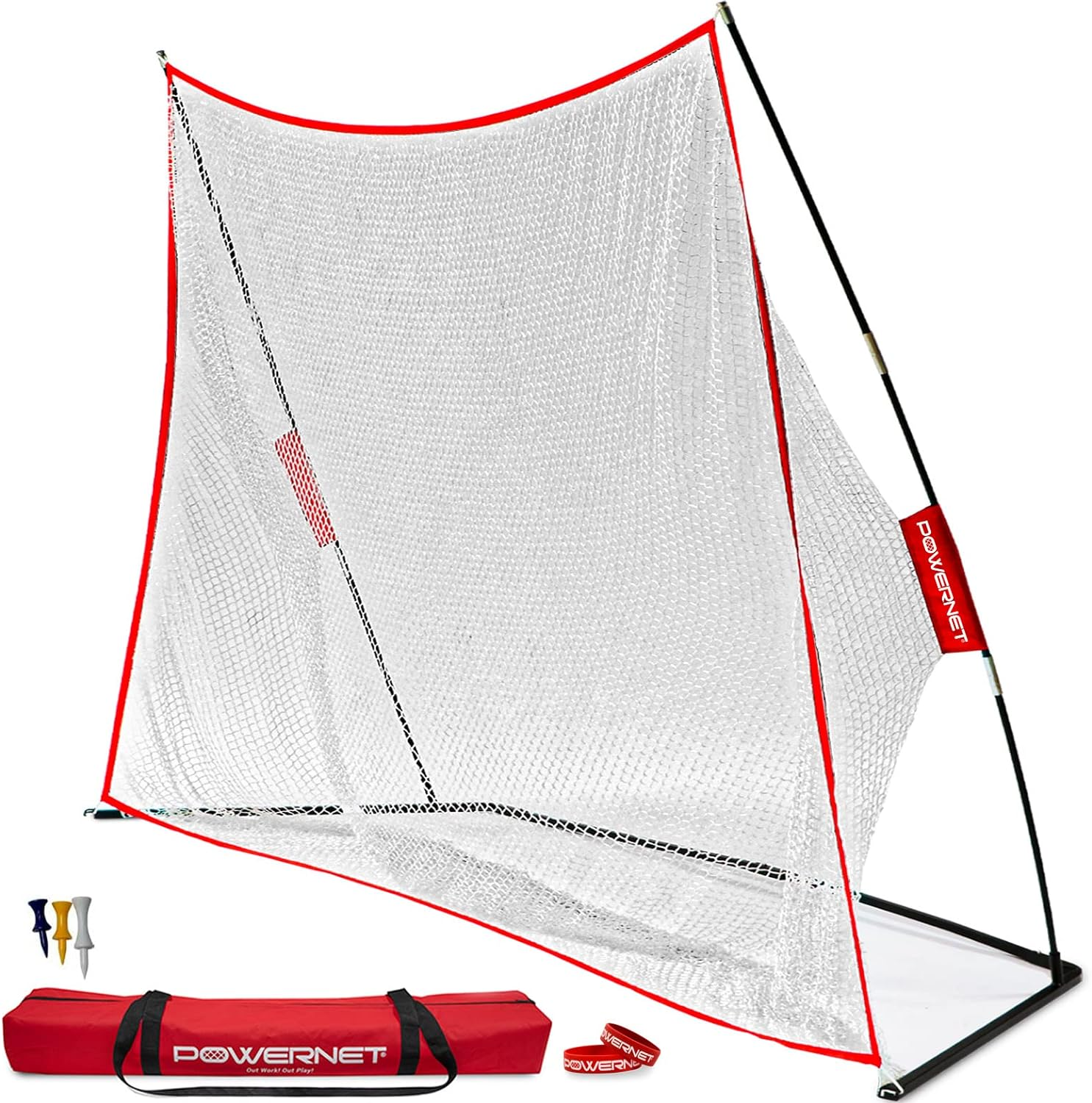 Powewith red colourrNet golf nets 