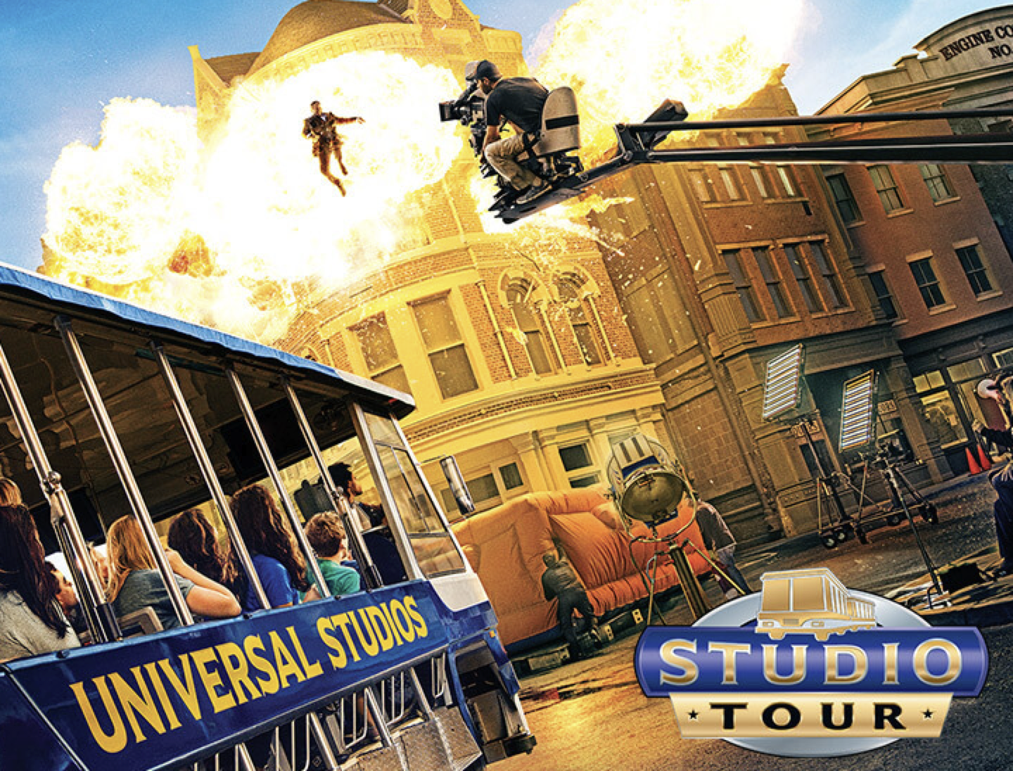 A movie poster of a person on a motorcycle flying through the air

Description automatically generated