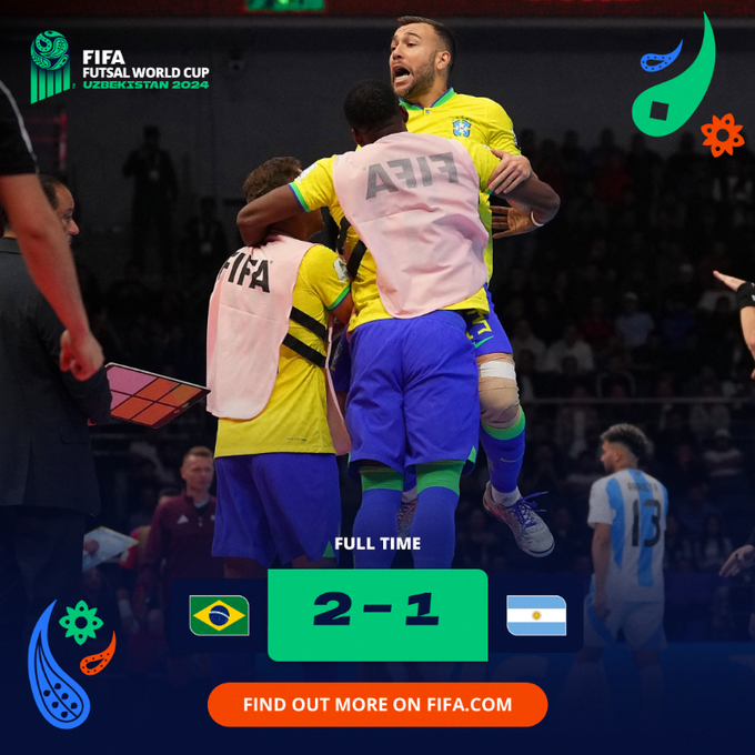 Brazil vô địch Futsal World Cup 2024 - Ảnh 1.