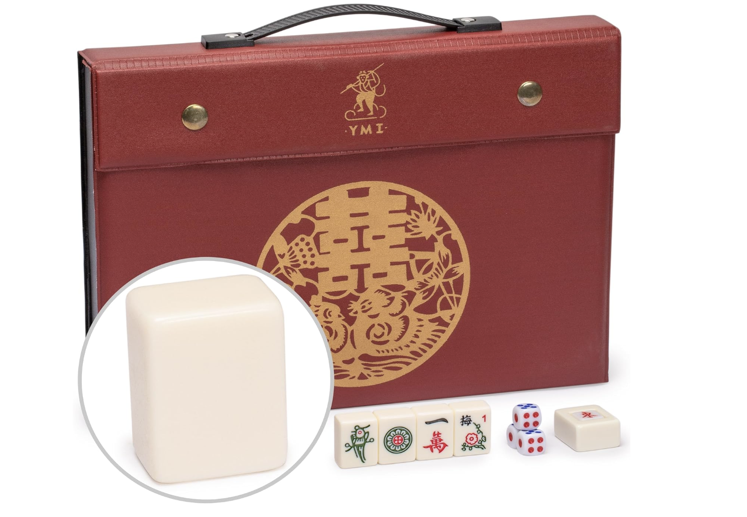 Yellow Mountain Imports Chinese Mahjong Set on Amazon