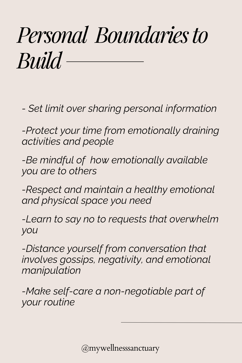 7 Personal Boundaries To Protect Your Emotional and Mental Health

