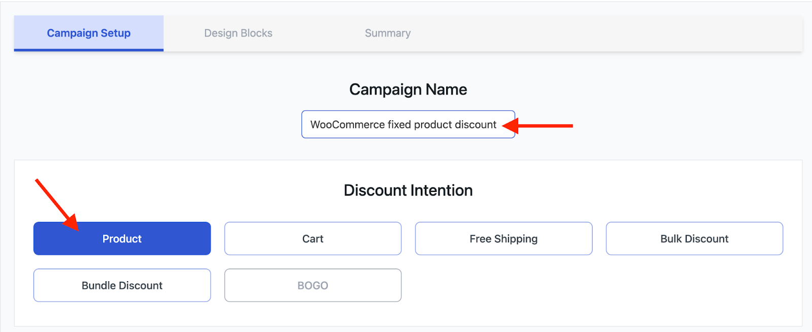 Campaign name- WooCommerce fixed product discount
Discount intention-product