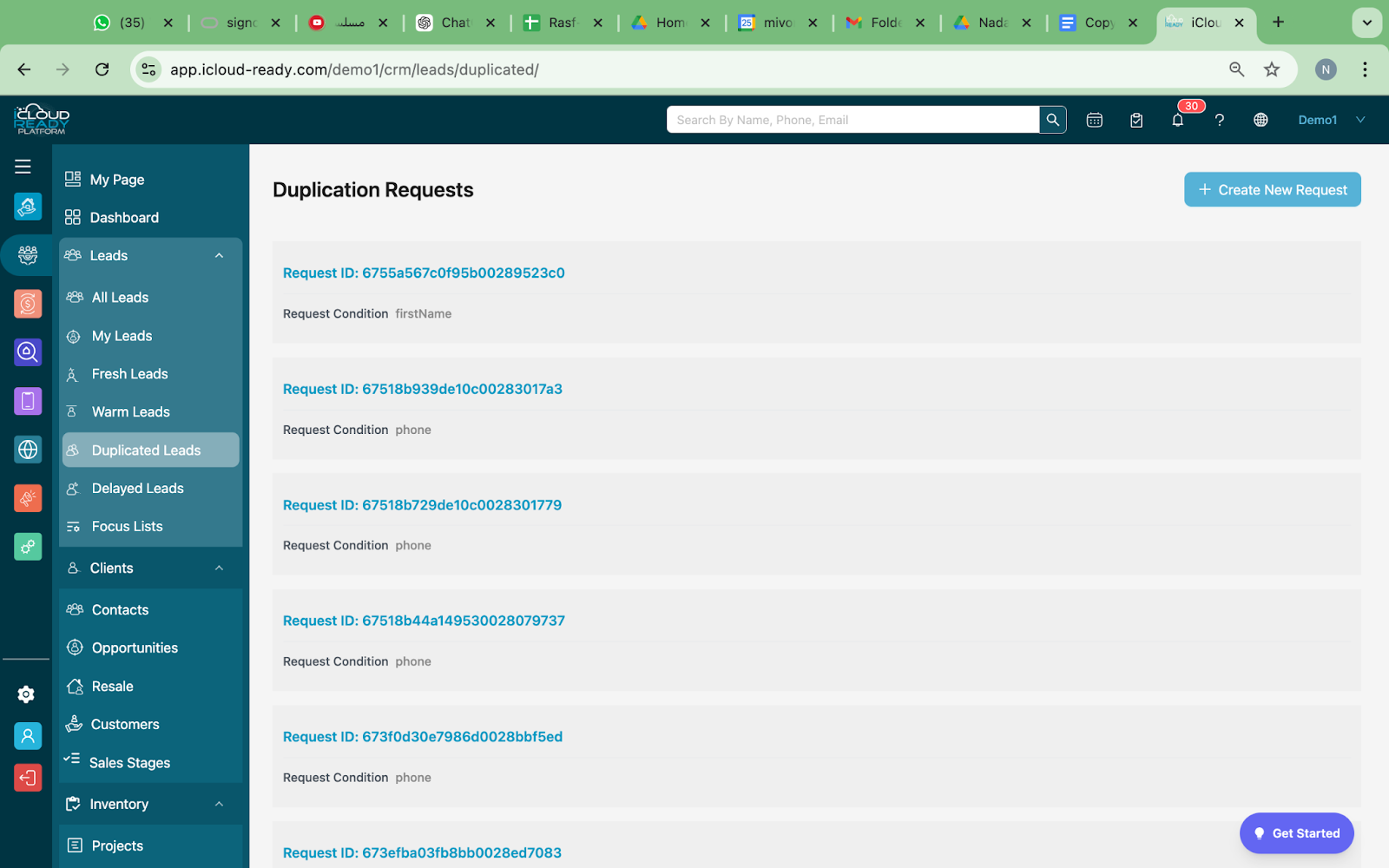 CRM-Merging Duplicates