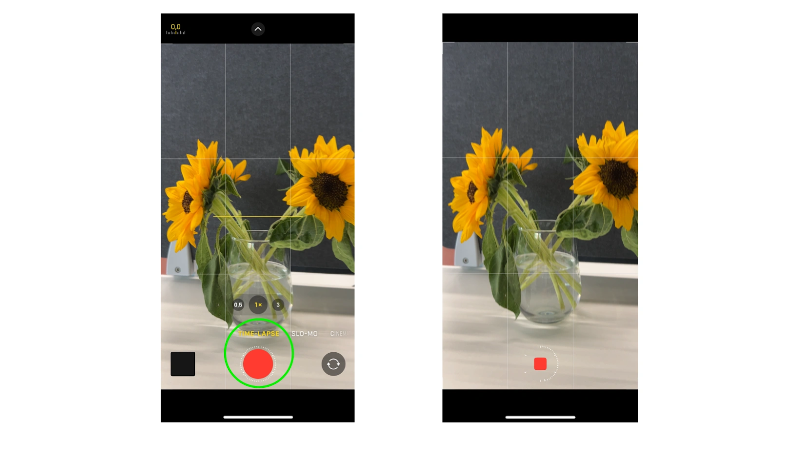 how to speed up a video on iPhone with timelapse