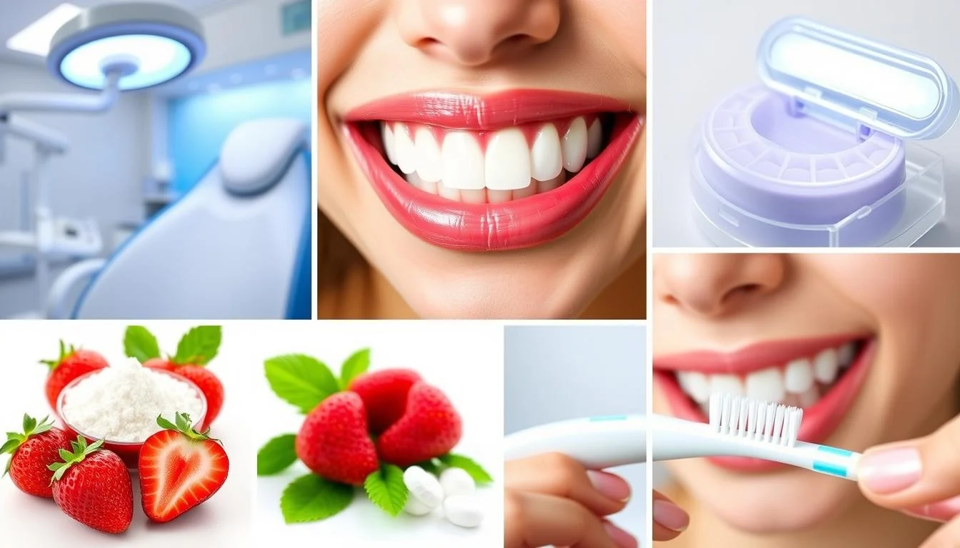 types of teeth whitening