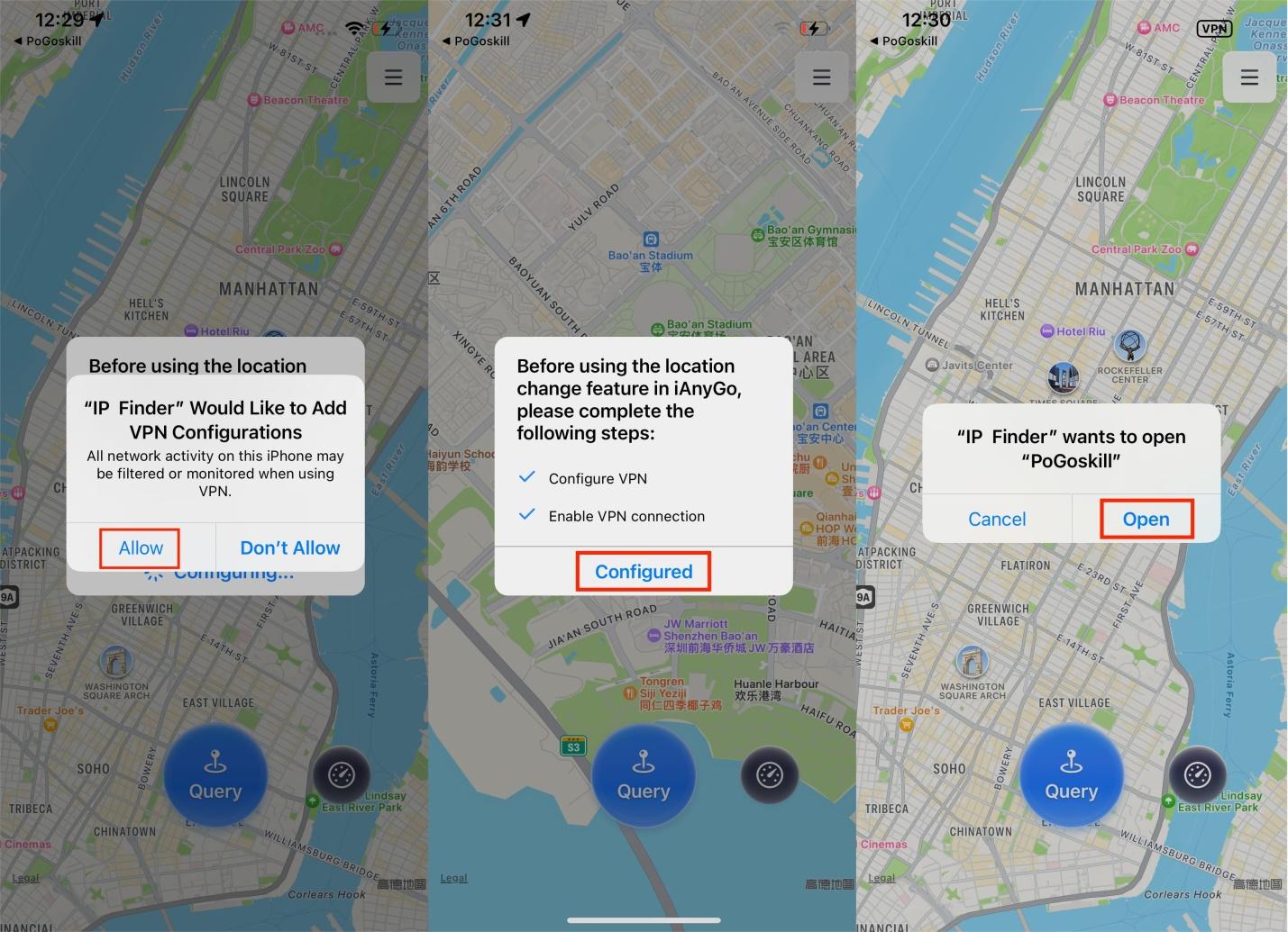 pogoskill ios app user guide start modifying location