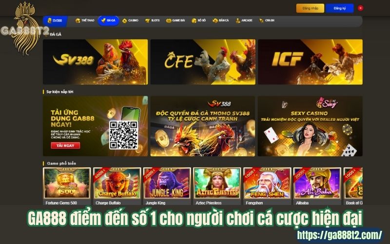 GA888 điểm đến số 1 cho người chơi cá cược hiện đại